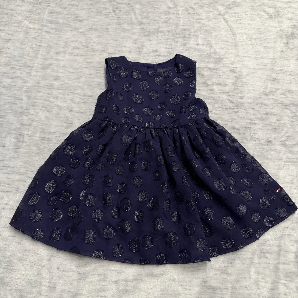 2/24$ Tommy Hilfiger Baby Purple Dress size 12 months